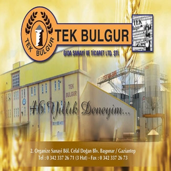 Tek Bulgur Gıda Sanayi ve Ticaret Ltd.Şti.